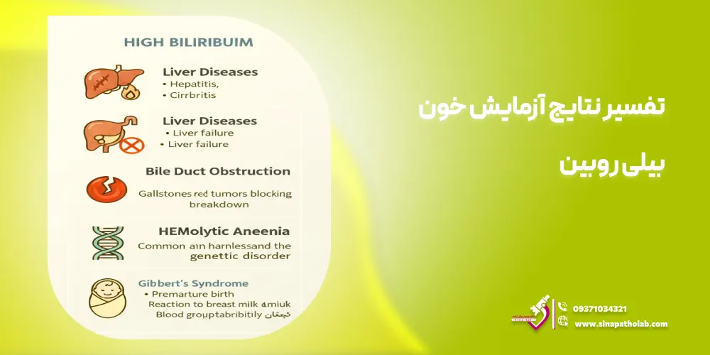 تفسیر نتایج آزمایش خون بیلی روبین