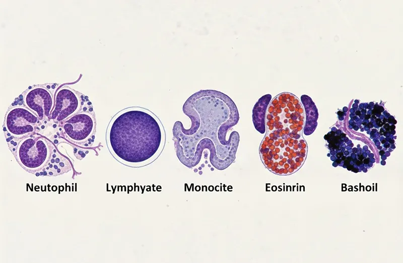 انواع گلبول های سفید خون